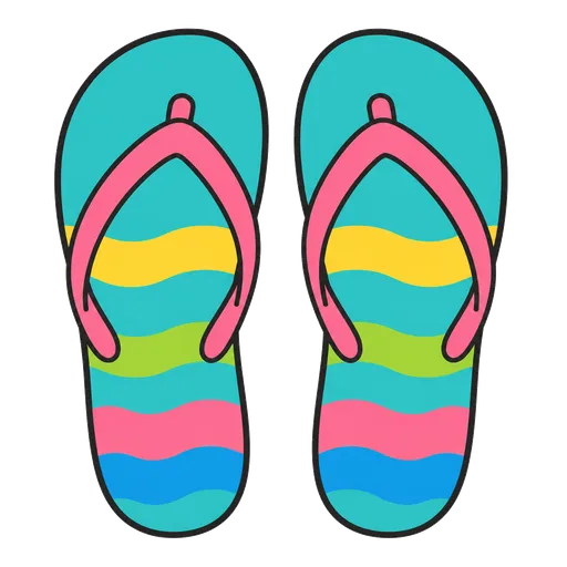 Pictograma CAA: chanclas
