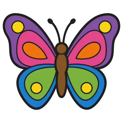 Piktogram AAC: motyl