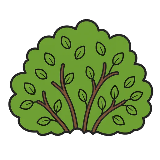 Piktogram AAC: krzak